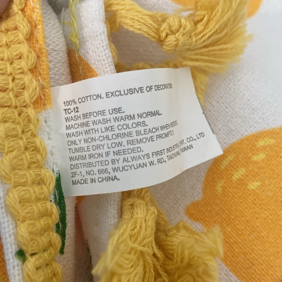 Target BP Squeeze The Day Lemon Kitchen Towels - Picture 7 of 8